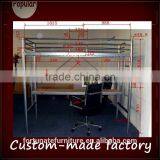 Practical and Economical Metal Bunk Bed With Table Board thumbnail-1