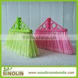 SINOLIN New Design Good Plastic Soft Fiber Broom Sweeper thumbnail-1
