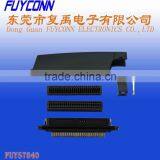 2.16mm Pitch Champ 25 Pairs IDC Crimping Centronix Connector 50pin Male Plug RJ21 Right Angle Outlet