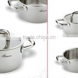saucepan with glass cover&lid cookware