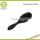 Plastic Boar Bristle White Nylon Wire Hair Brush