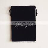 Velvet Pouch Drawstring Bag Logo thumbnail-5