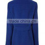 2015 Latest Women Fashion Winter Cobalt Peacoat Jacket thumbnail-3
