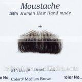 Top Quality 100% Human Hair Beards and Moustache thumbnail-2