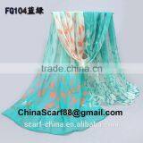 Wholesale Chiffon Silk Scarf thumbnail-2