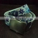 printed webbing belt