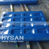 High manganese steel crusher accessories jaw crusher tooth plates