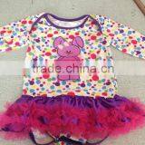 2016 Newly Made Easter Chick Kids Dress Wholesale Factory Sale Easter Baby Girls Dresses thumbnail-3