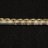 Fashion Bracelet 2016 Wholesale Mens Bracelet Jewelry Gold CNC CZ Stone 316l Stainless Steel Bracele thumbnail-4