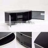 Bedroom Lcd Crystal Glass Extension Tv Stands Made In China thumbnail-3