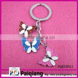 Various color butterfly carabiner keychains