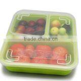 3PP Separated With Cover Seal Bento Boxes Outside to Send Fast Food Lunch Box Microwave Oven Available Boxes Wholesale thumbnail-3