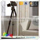 Geomery Design White Polyester Cotton Embroidery Curtain Fabric in Livingroom Window Curtain thumbnail-3