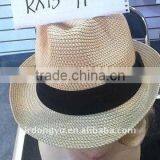 Straw Fedora Hat