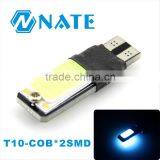 2014 HOTSALE T10 194 168 COB Led Width Indication Light Plate Light Car Accessories