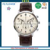 FS FLOWER - Grade Quality Business Men Classical Watch With Chronograph Function For Sports thumbnail-1