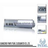 Pearl Slim Clock PM766 With Theromometer