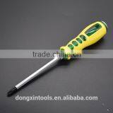 Professional S2 and CRV Duable High Rubber Handle Screwdriver With Tip Torsion is 50-54HRC