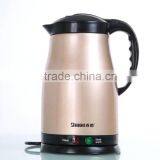 Baidu FactoryElectrical Applaince Double Layer Spray Paint Stainless Steel Hot Water Electric Kettle Popular in Vietnam Thailand thumbnail-1