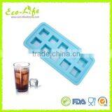 Perfect 10pcs Square Silicon Ice Cube Trays, Baby Food and Milk Trays, Whisky Ice Maker thumbnail-2