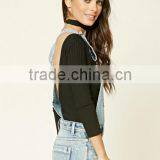 2016 Fashion Washed Ripped Design Denim Overalls, Overalls Jeans Custom thumbnail-3