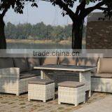 Garden Furniture Rattan Sofa Set of Outdoor Wicker Table Set thumbnail-2