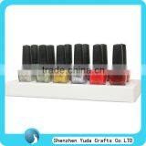 White Nail Polish Acrylic Counter Display