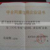 Observes the contract and good  credit enterprise