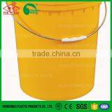 Yellow Plastic Bucket 30L for Construction thumbnail-4