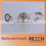 Strong Permanent Neodymium Metal Decorative Magnetic Hook,magnet Cabinet Door Holder thumbnail-1