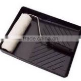 Plastic paint tray with paint roller