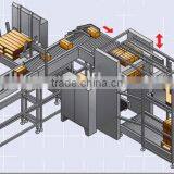 High-level Full Automatic Palletizer and Wrapping Machine Line thumbnail-3