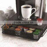 New Hot Metal Mesh 36K- Cup Capacity Coffee Cup Pod Drawer Holder Tea Cup Capsule Metal Holder thumbnail-5