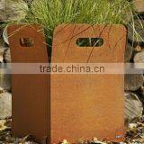 FO-9C07 Modern Design Corten Steel Planter&flower Pot thumbnail-1