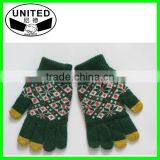 Fashion Thicker Knitted Phone Winter Gloves,pad Gloves thumbnail-1