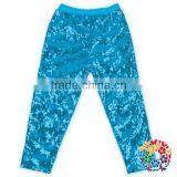 Toddler Gold Navy Sequin Sparkle Girls Leggings thumbnail-3
