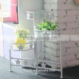 3-Tier Iron Home Decorative Flower Pot Folding Metal Plant Pot thumbnail-3