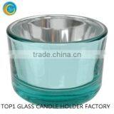 Mason Jar Gifts for Her Flared Tealight Glass Cup Purple Glass