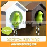 Plastic House Shaped Keychain thumbnail-2