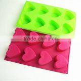 10114 8 Pcs Hearts Shape Silicone Cake Mold thumbnail-3