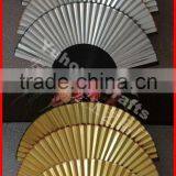 Gold and Silver Color Japanese Hand Fan thumbnail-1