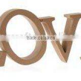 wooden christmas gift small wood carving letter