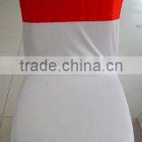 Red Satin Chair Sash for Party Decoration thumbnail-6