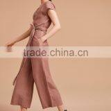 Women Jumpsuit Manufactuer Hot Sale Women Sexy Design Self-tie Straps Jumpsuits thumbnail-6