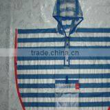 Wholesale Kids Plastic Raincoat OEM Children Rain Poncho With Customized Logo for Promotion thumbnail-1
