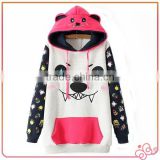 New design fashion young girl wholesale crop tall hoodies
