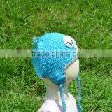 Knitted Animal Pattern Christmas Hats With Hairpiece thumbnail-4