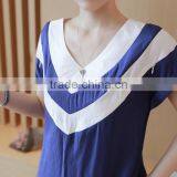 Zm10447a 2016 Summer New Nursing Dresses Korean Design Nursing Dresses Wholesale Maternity Clothes thumbnail-2