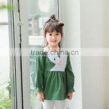 S60622B 2017 Baby Long Sleeve Animal Swan Clothing Wholesale Children Girls Cartoon Dress thumbnail-3