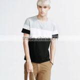 Hot Sale Oversized Promotion Stripe Soft Cotton Plain Man Custom Tshirt thumbnail-1